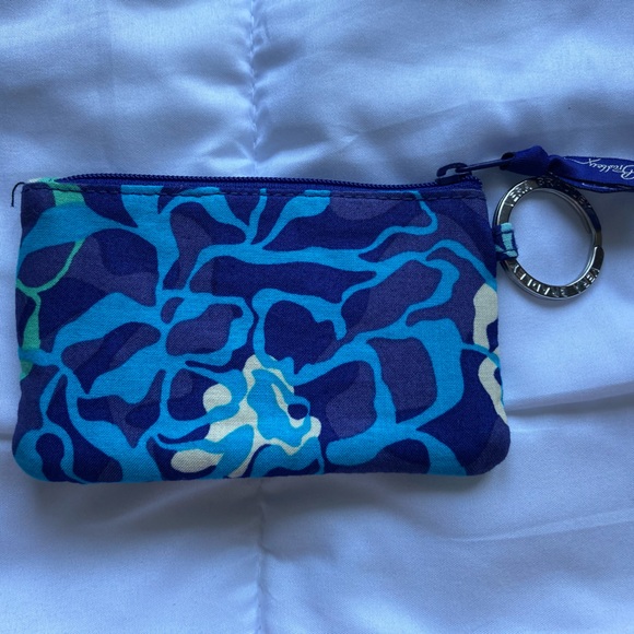 Blue Vera Bradley ID wallet - Picture 2 of 5